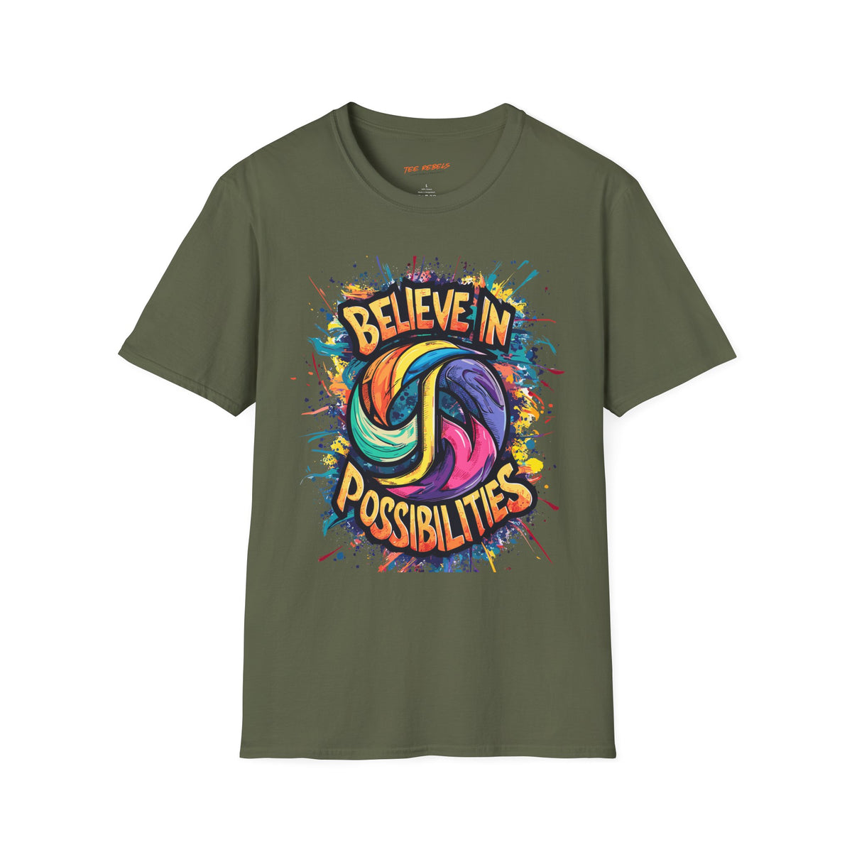 Motivational T-Shirt - Spread Love & Believe in Possibilities Graphic T-Shirt