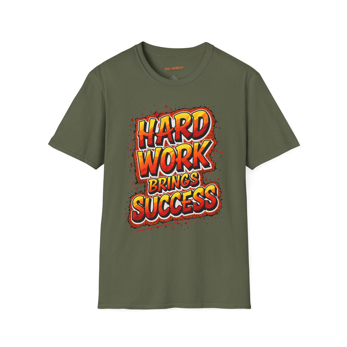 Motivational T-Shirt - Hard Work Brings Success / Spread Love Graphic T-Shirt