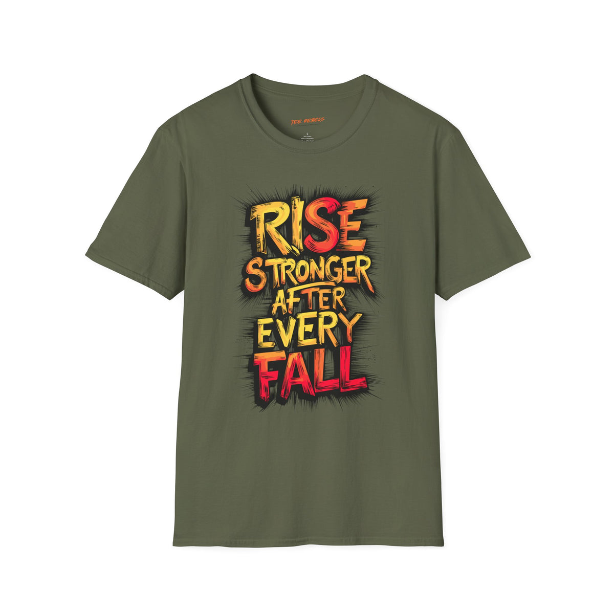 Motivational T-Shirt - Spread Love & Rise Stronger After Every Fall Graphic T-Shirt