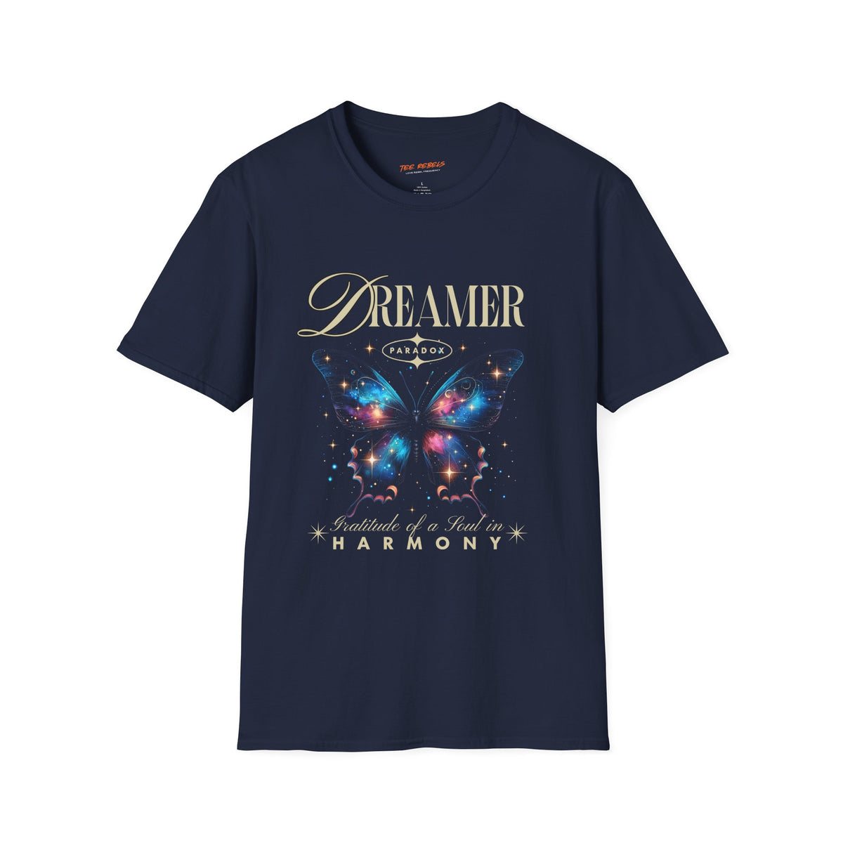 Dreamer Spread Love Butterfly Rose Graphic T-Shirt