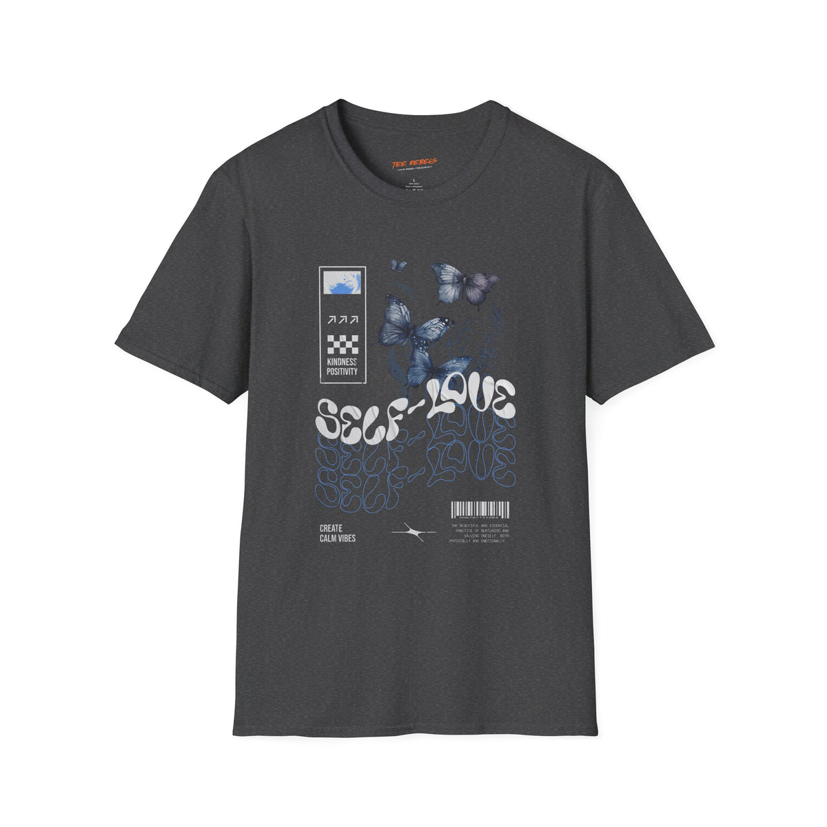 Self-Love Butterfly Spread Love Rose Graphic T-Shirt