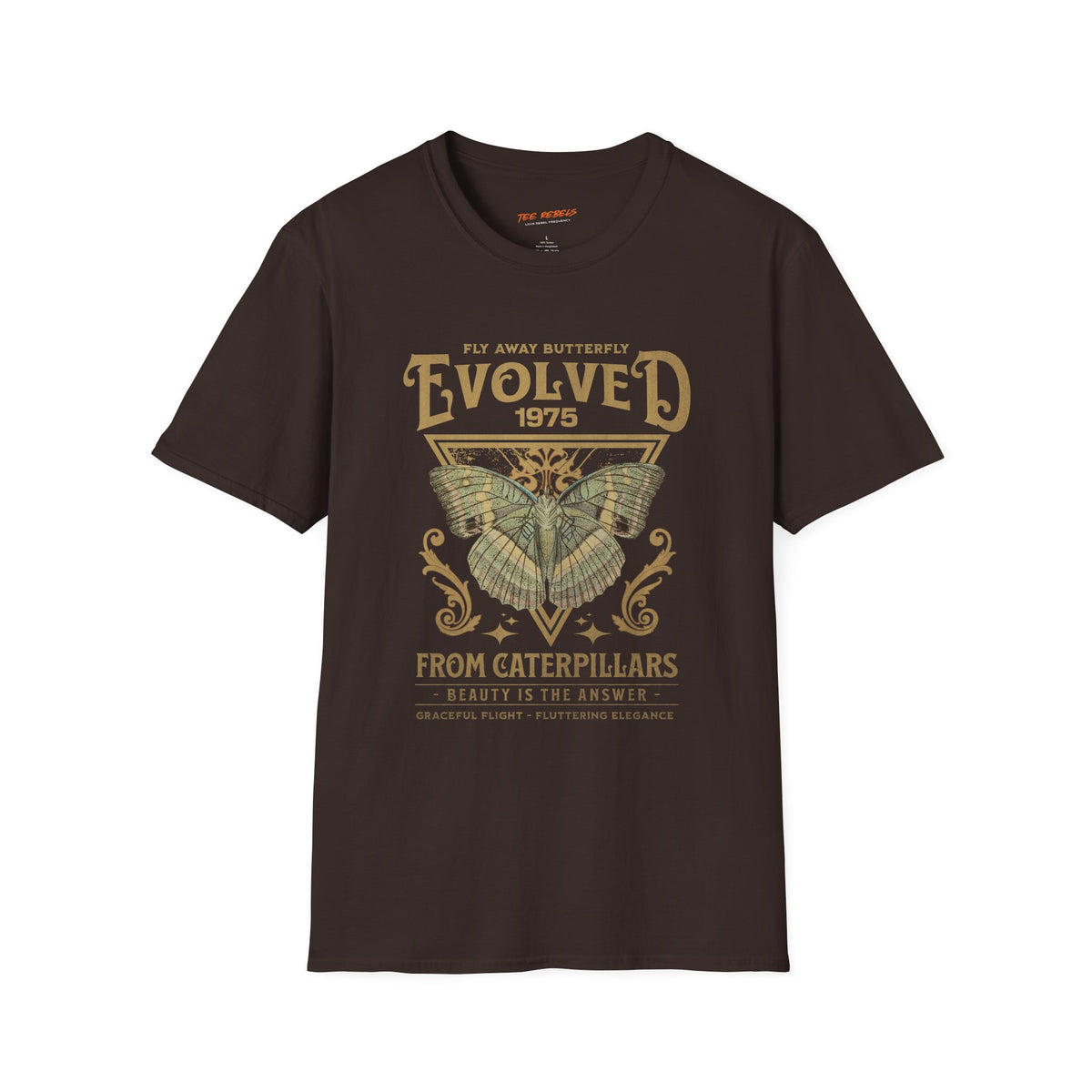 Evolved Spread Love Rose Graphic T-Shirt