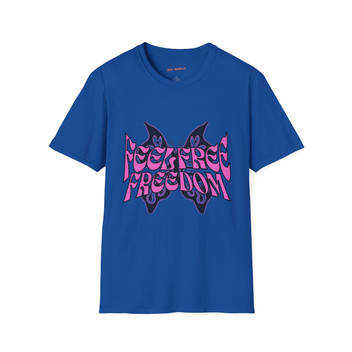 Feel Free & Freedom Butterfly Spread Love Graphic T-Shirt