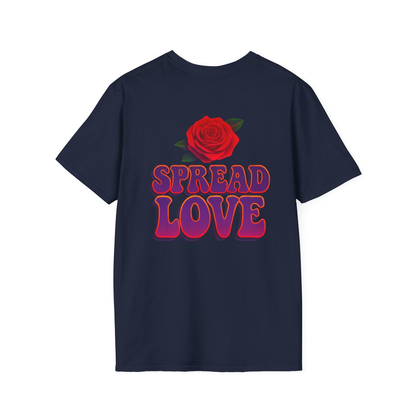 Become The Change T-Shirt — Spread Love Rose Graphic Tee