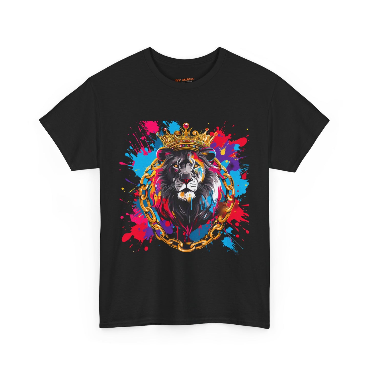 King of the Jungle Graphic Unisex Heavy Cotton Tee | Lion Rebel Frequency