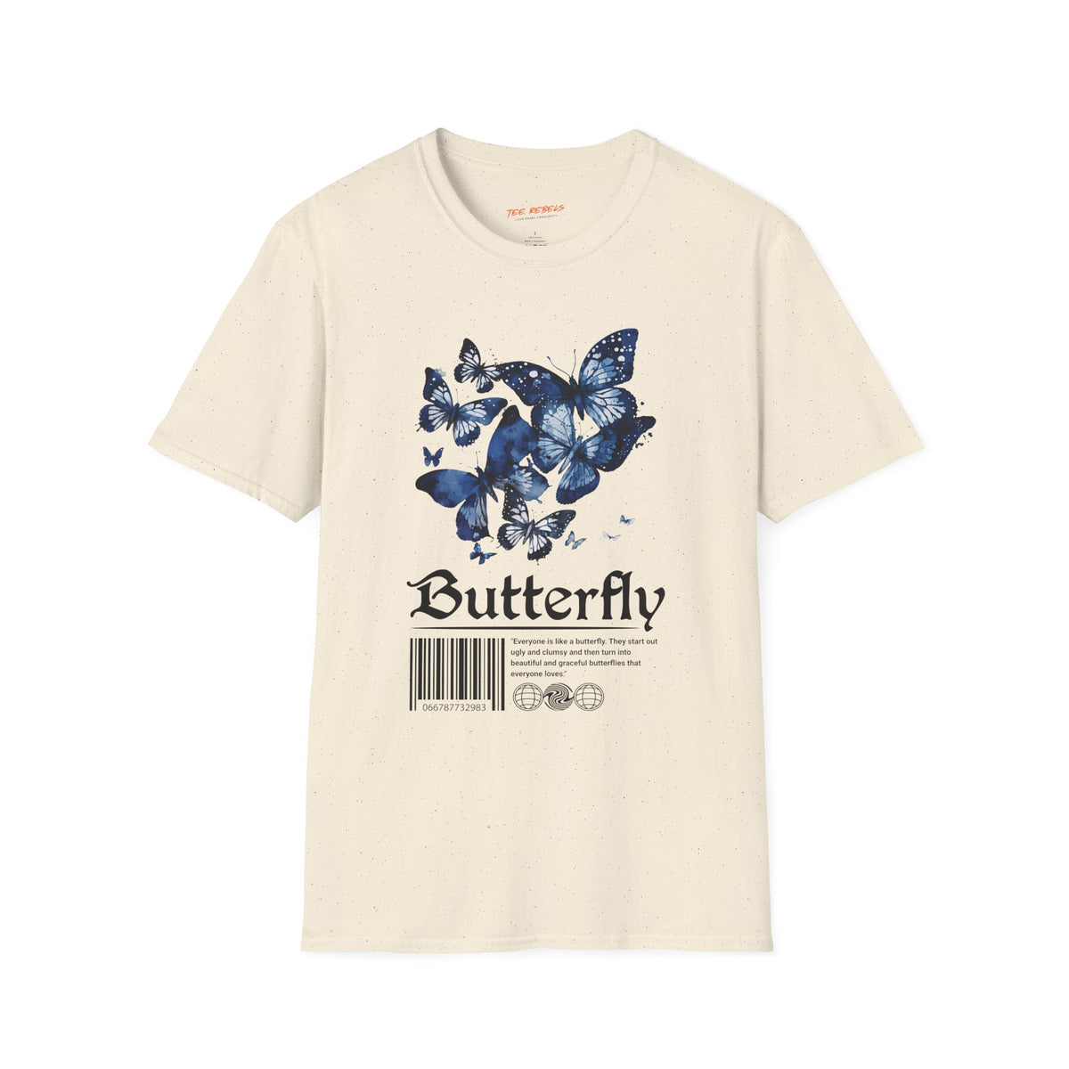 Butterfly Rose "Spread Love" Graphic T-Shirt