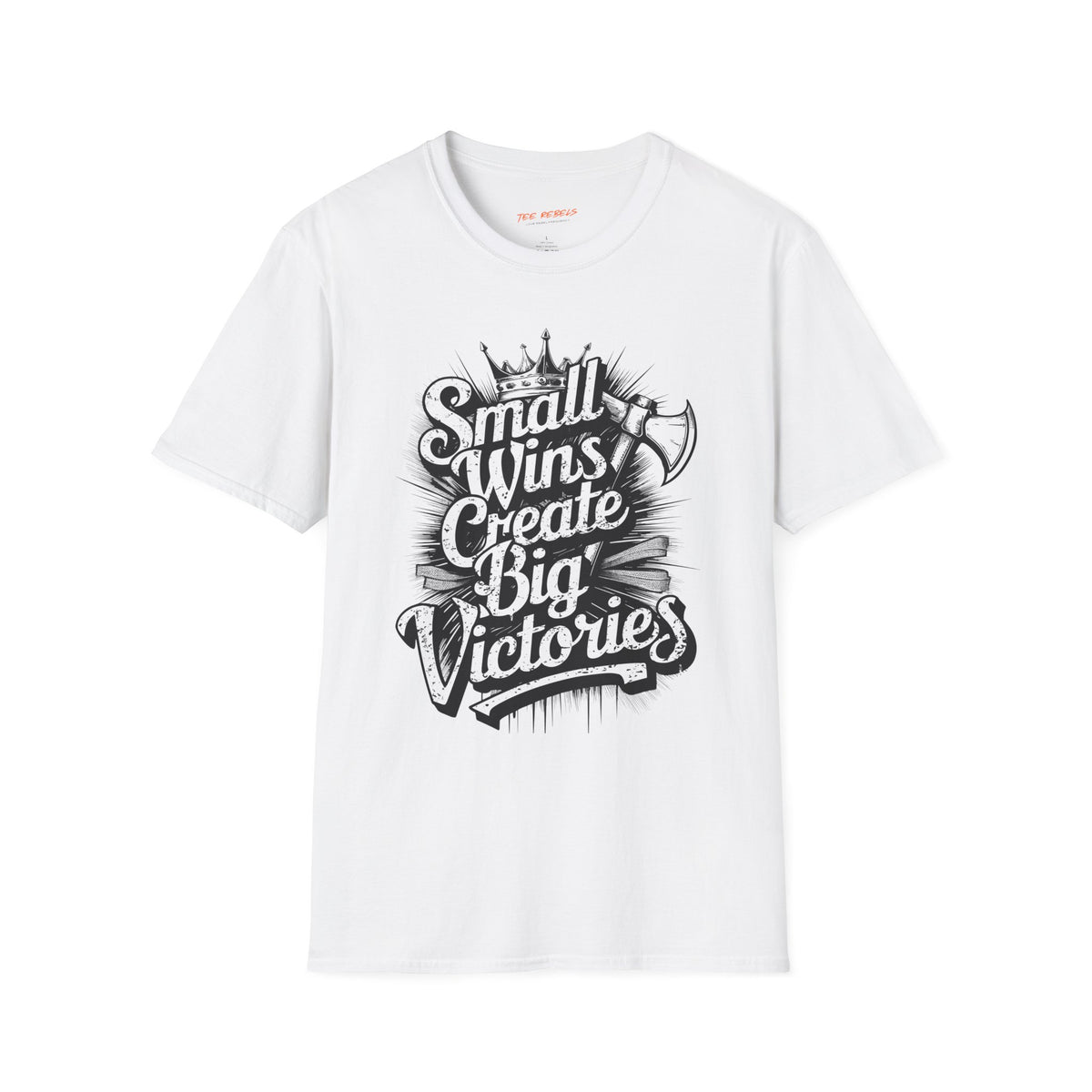 Motivational T-Shirt - Spread Love - Small Wins Create Big Victories Graphic T-Shirt