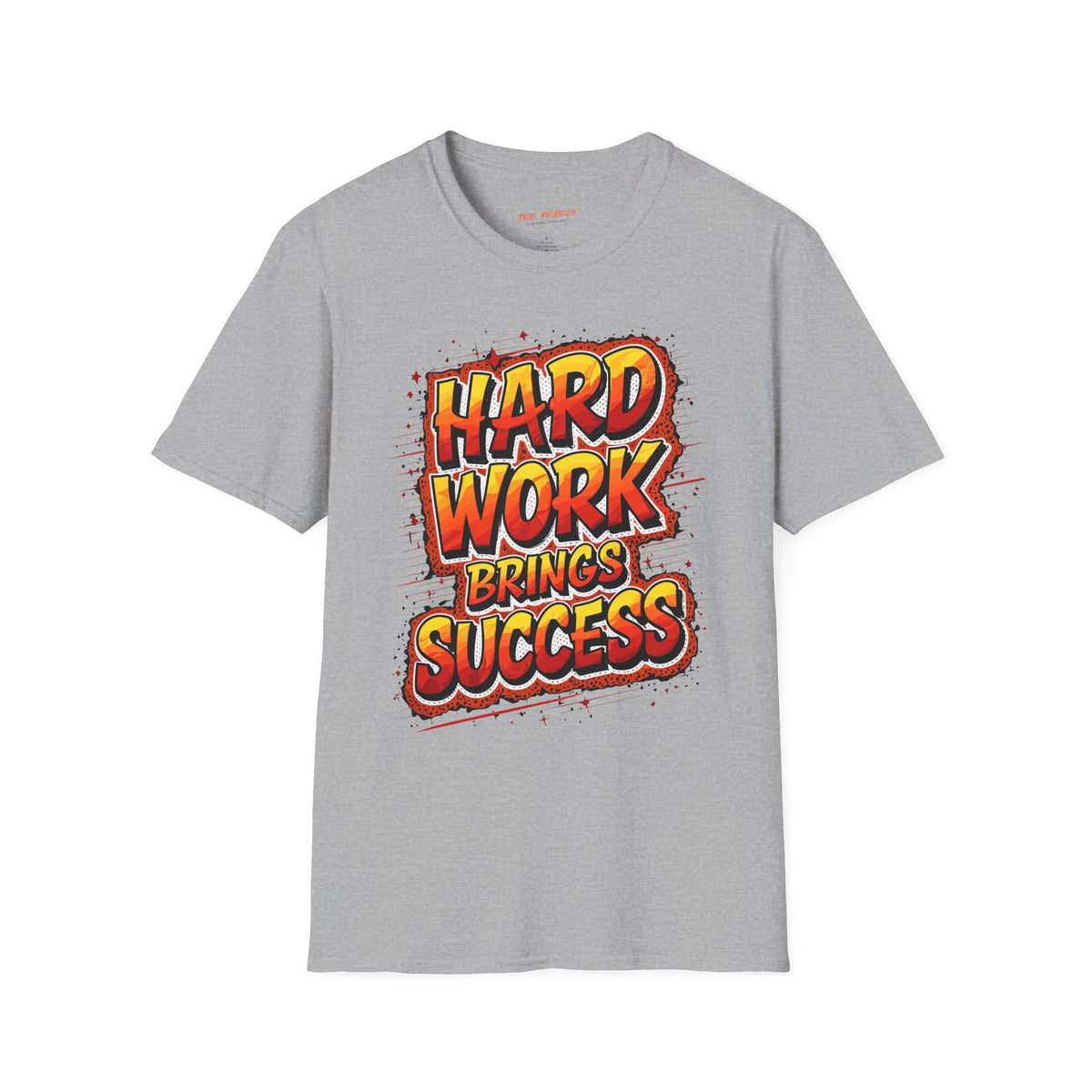 Motivational T-Shirt - Hard Work Brings Success / Spread Love Graphic T-Shirt
