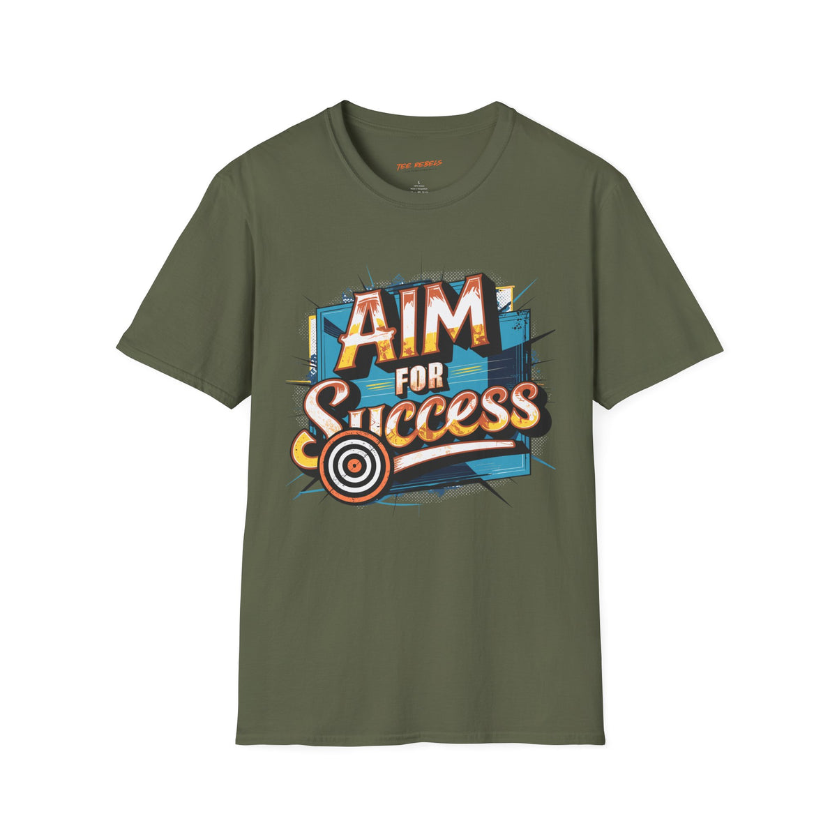 Motivational T-Shirt - Aim for Success Spread Love Graphic T-Shirt