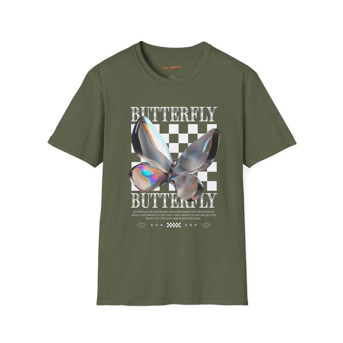 Spread Love Butterfly Graphic T-Shirt