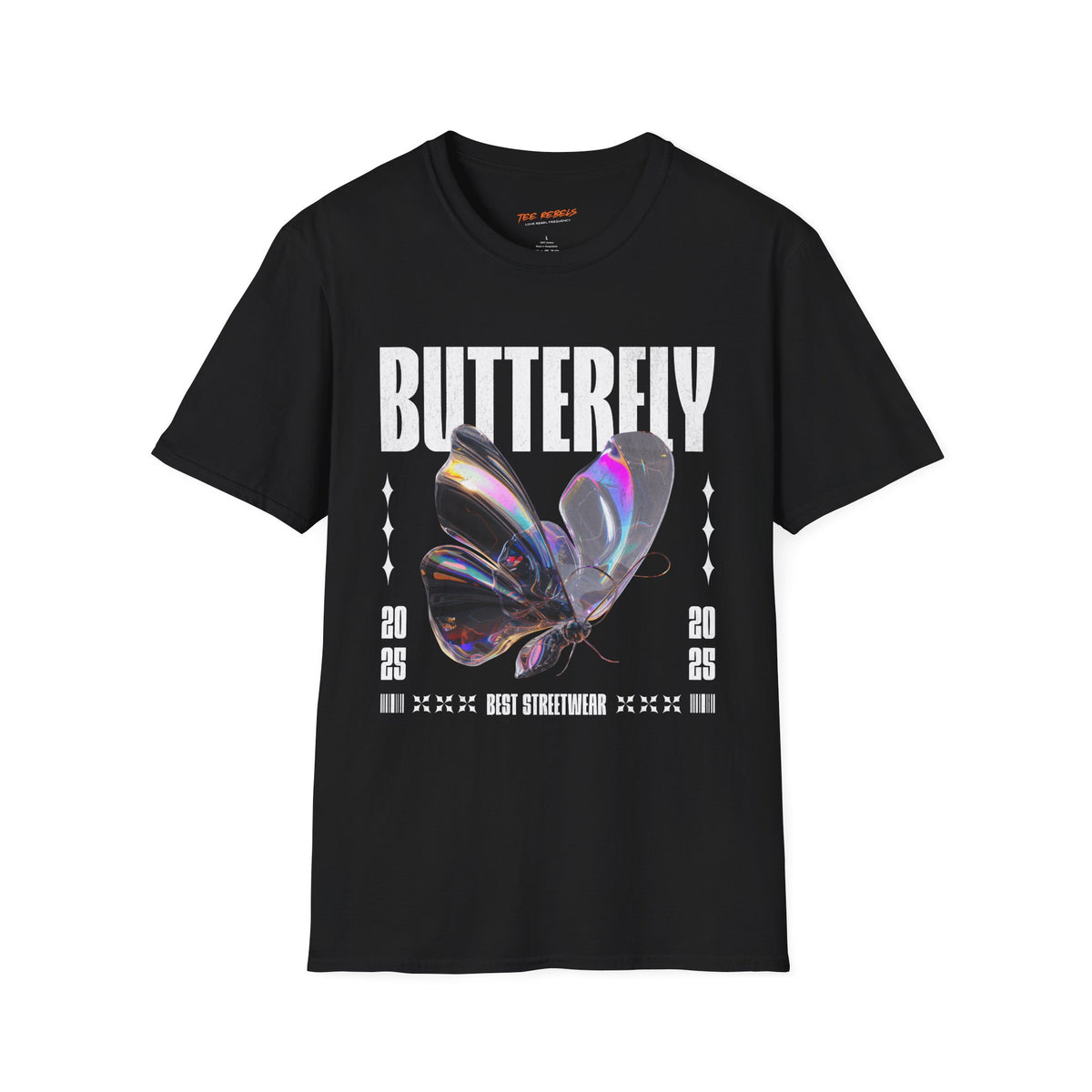 Butterfly & Spread Love Graphic T-Shirt