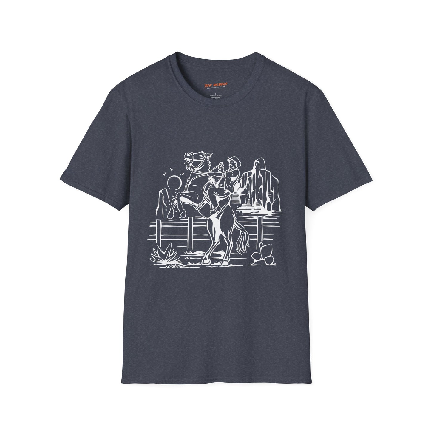 Rodeo Unisex Streetwear Graphic T-Shirt, Spread Love Vibe, Perfect for Summertime Outings, Gift for Friends, Casual Wear, Everyday Style