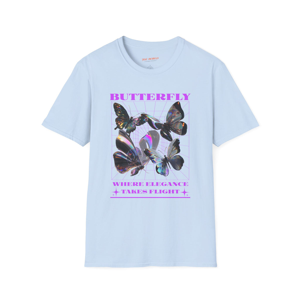 Butterfly Where Elegance Takes Flight  Spread Love Graphic T-Shirt