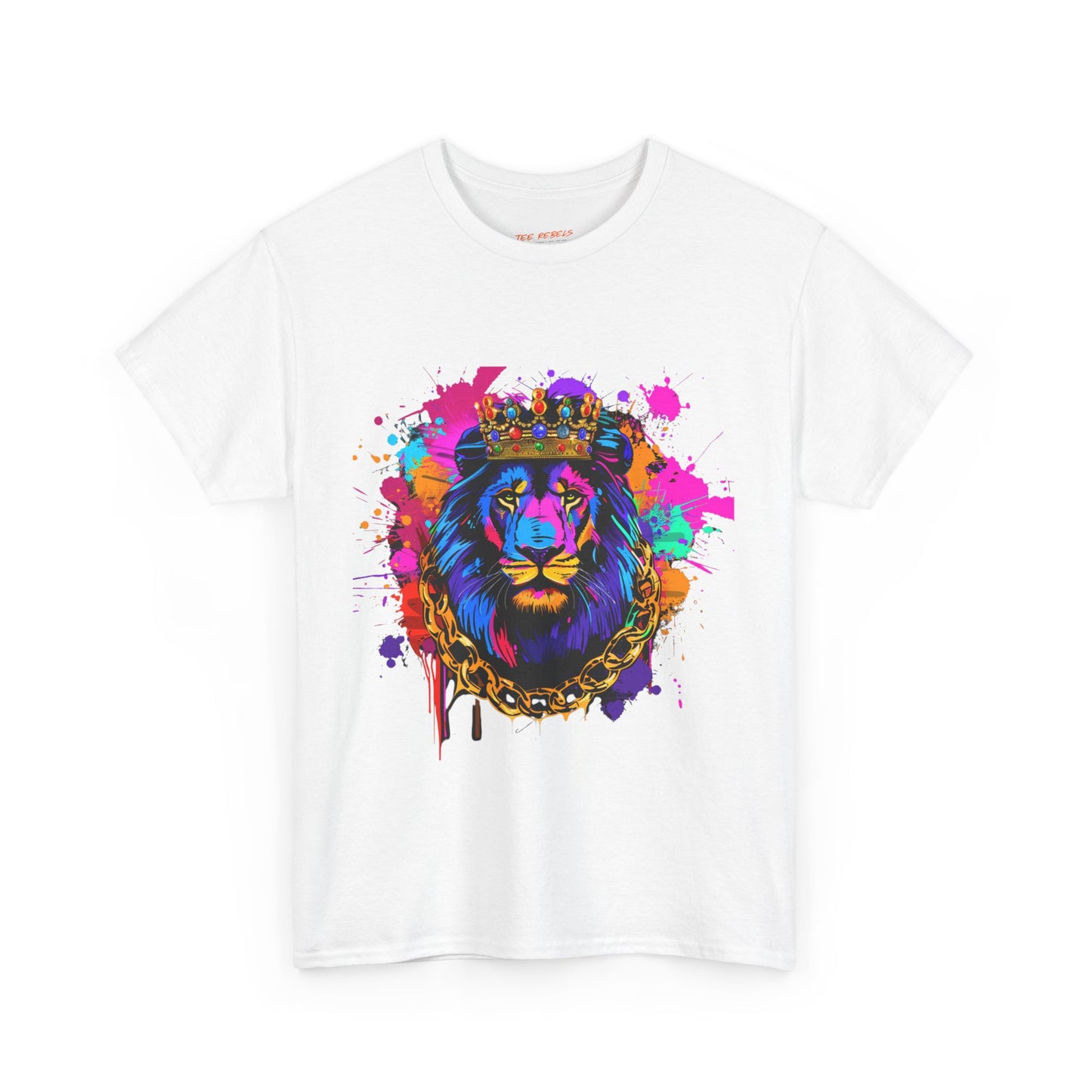 Royal Lion Graphic Unisex Heavy Cotton Tee | Lion Rebel Frequency