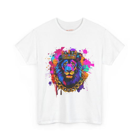 Royal Lion Graphic Unisex Heavy Cotton Tee | Lion Rebel Frequency