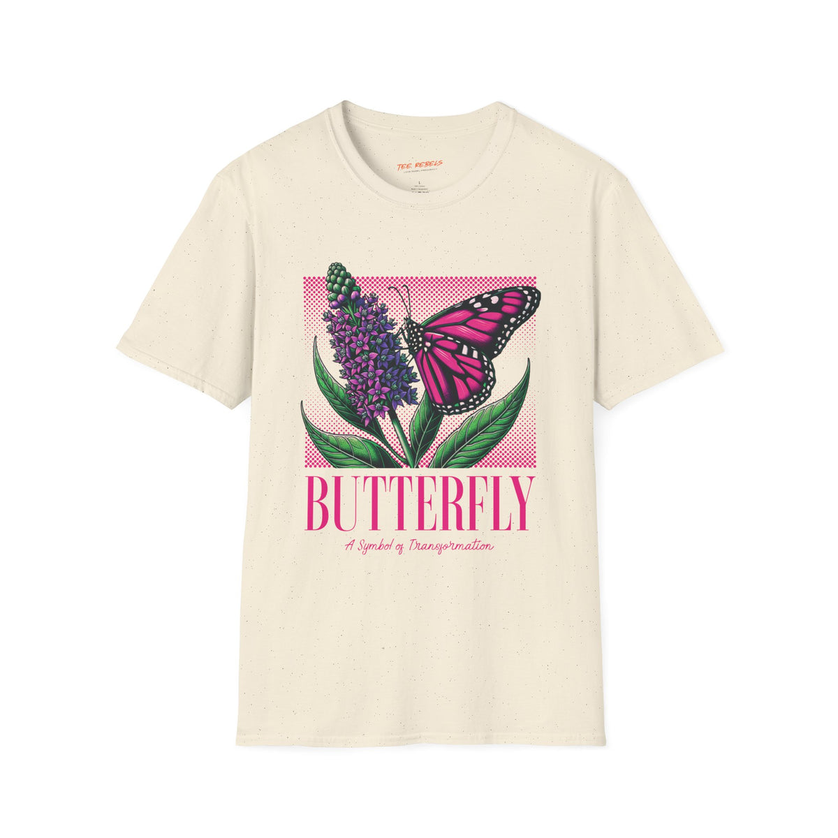 Spread Love Butterfly & Rose Graphic T-Shirt