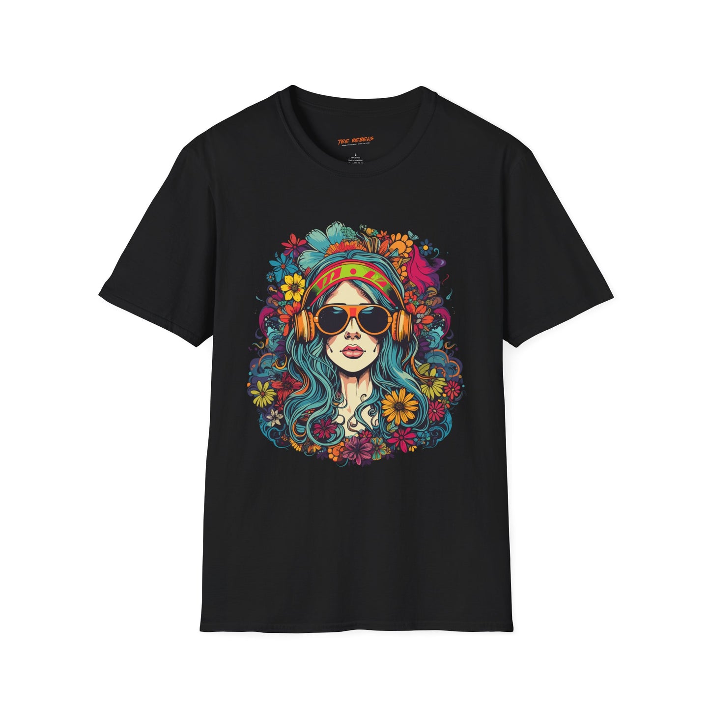 Boho Women Vibin to Music Unisex T-Shirt | Boho Rebel Frequency