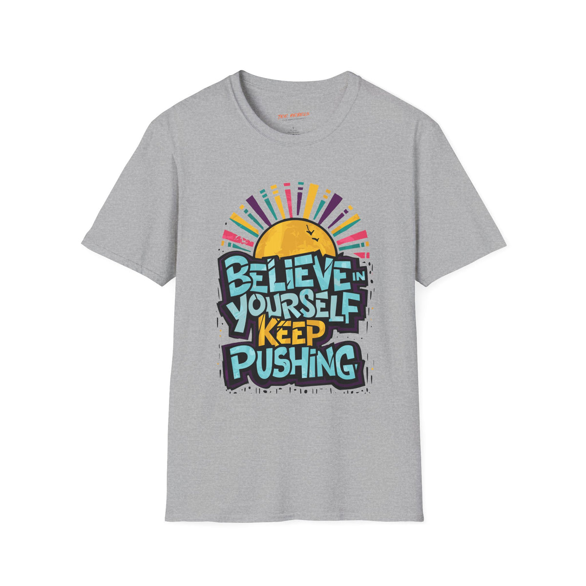 Motivational T-Shirt - Believe in Yourself / Spread Love Graphic T-Shirt