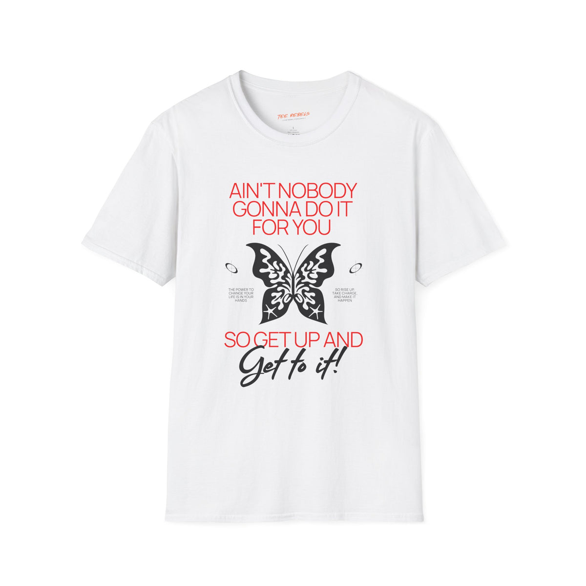 Spread Love Butterfly and Rose Graphic T-Shirt