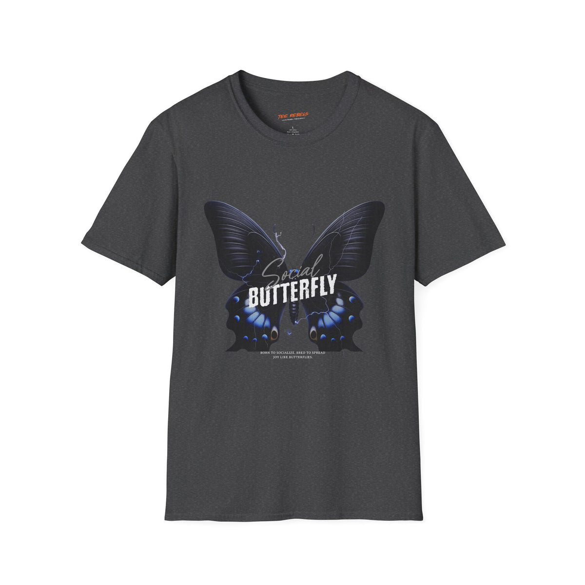 Social Butterfly Spread Love Graphic T-Shirt