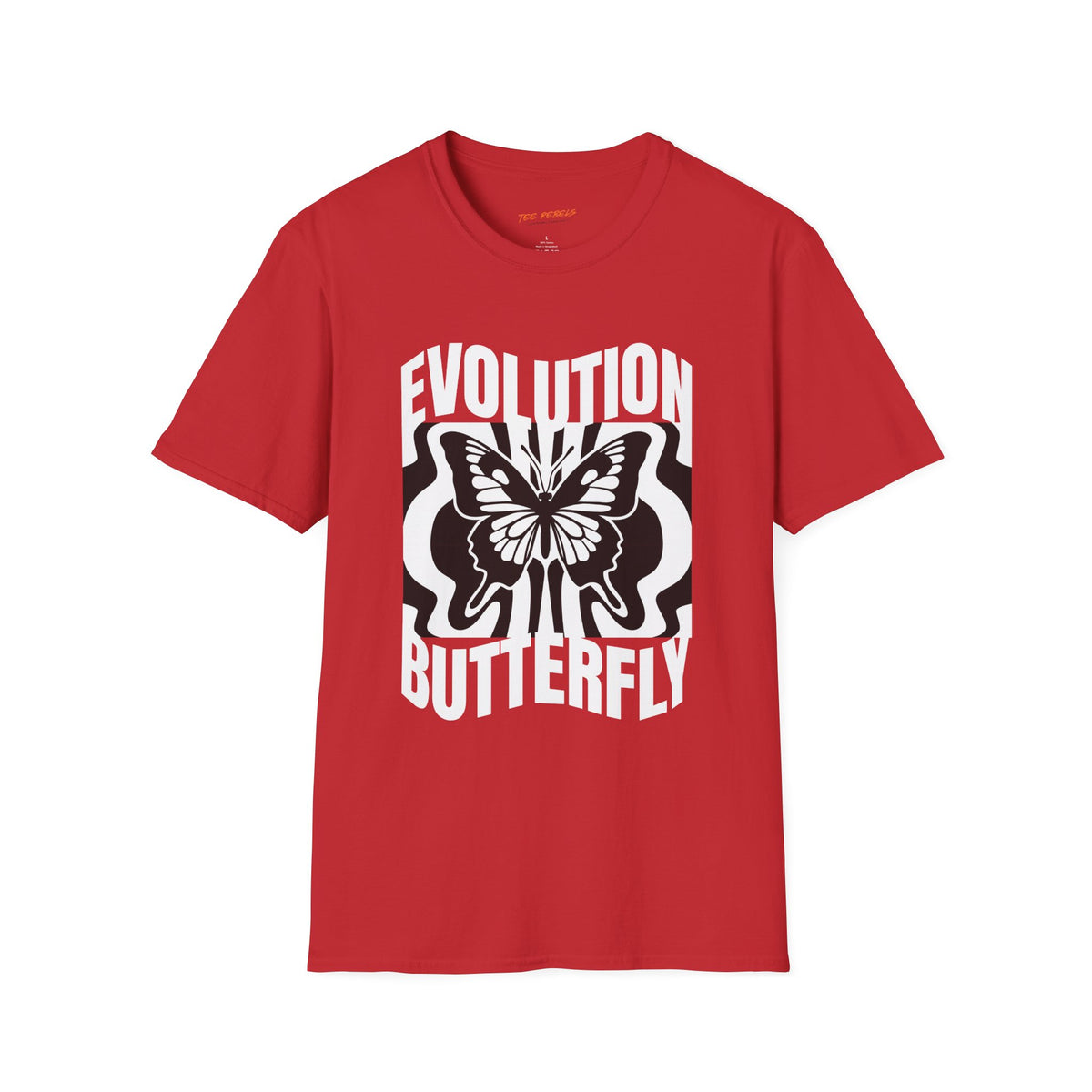 Evolution Butterfly 2 Spread Love Graphic T-Shirt