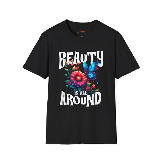 Beauty Is All Around / Spread Love Floral Graphic T-Shirt