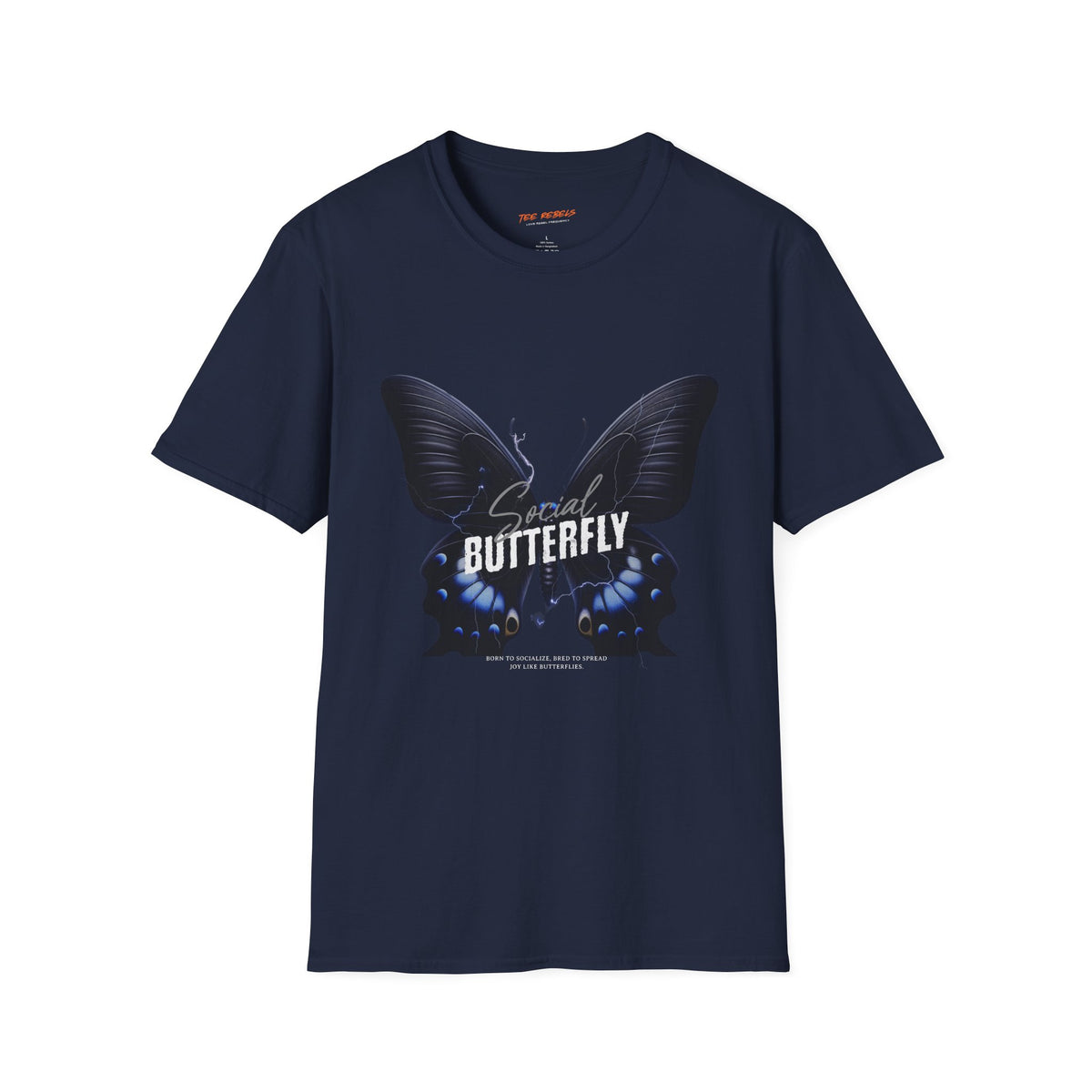 Social Butterfly Spread Love Graphic T-Shirt