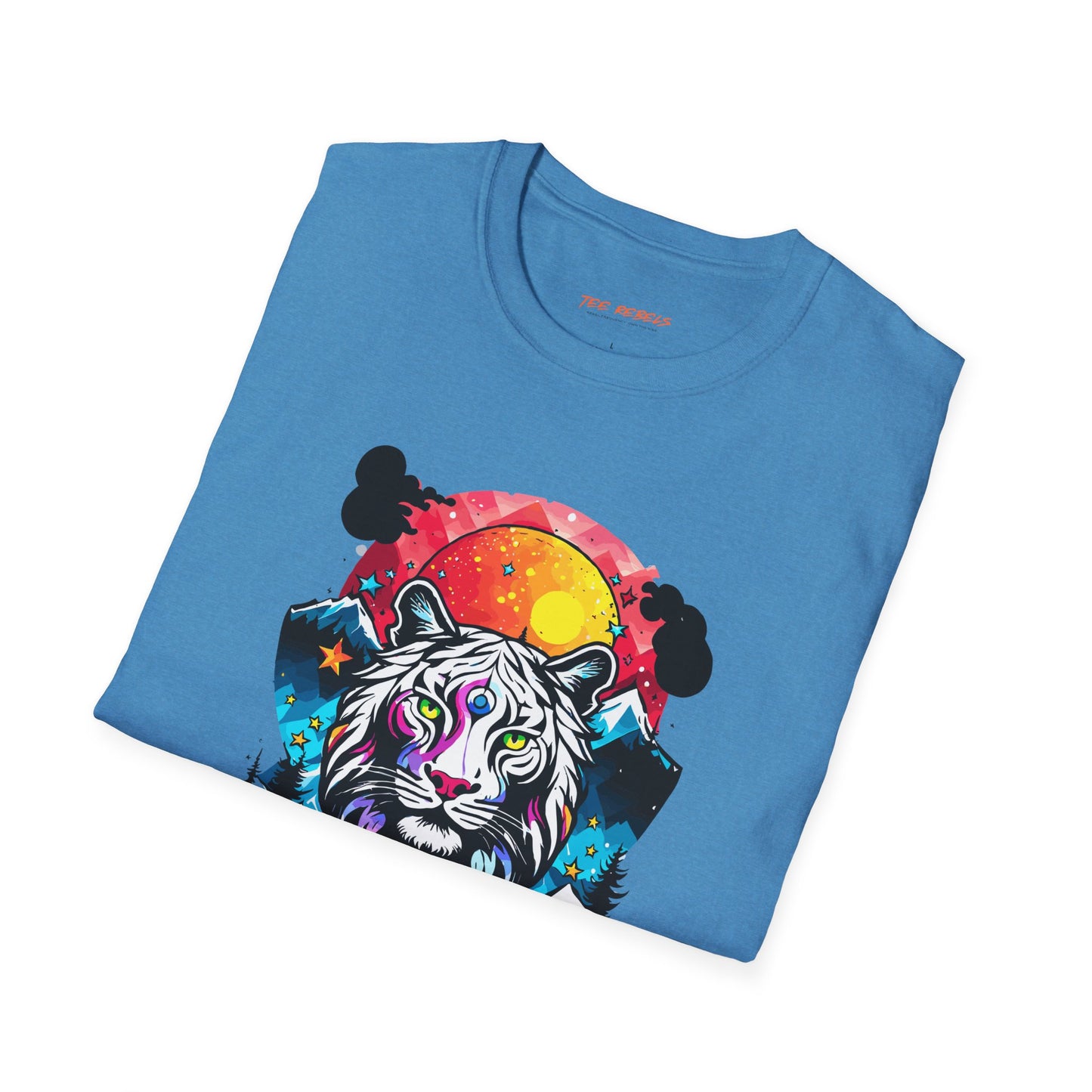 Mystic Tiger Teeshirt | Unisex Softstyle Tee for Nature Lovers | Tiger Frequency