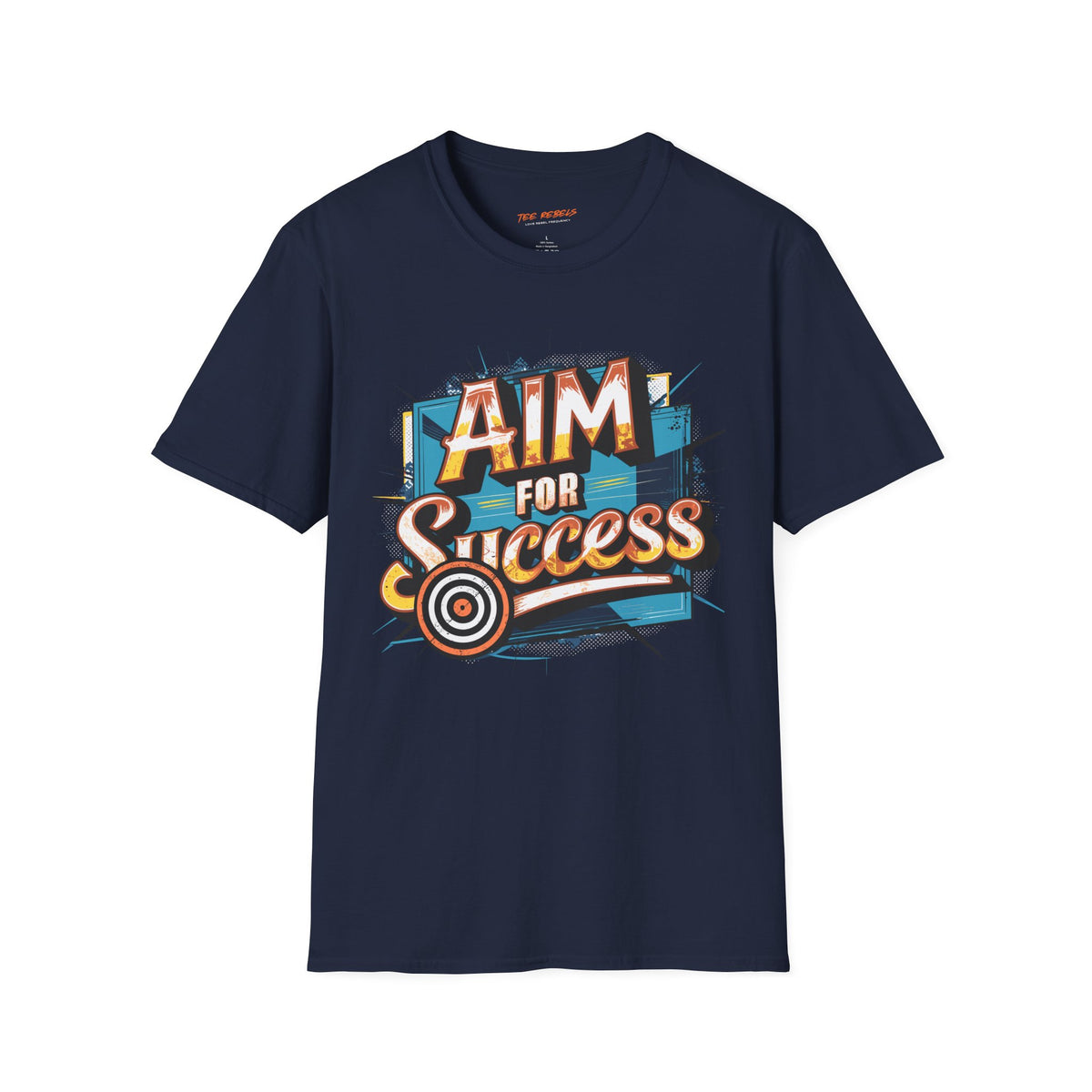 Motivational T-Shirt - Aim for Success Spread Love Graphic T-Shirt