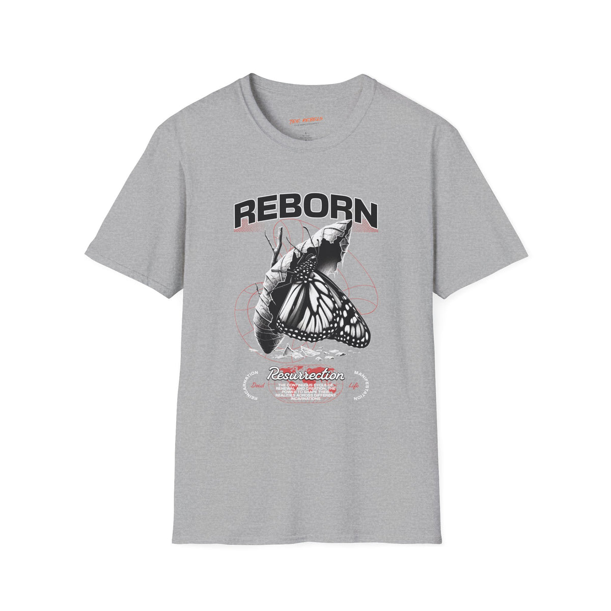 Reborn Butterfly Spread Love Graphic T-Shirt